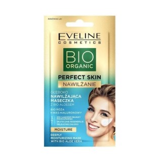Eveline Bio Organic Perfect Skin глибоко зволожуюча маска для обличчя з біо алое 8 мл