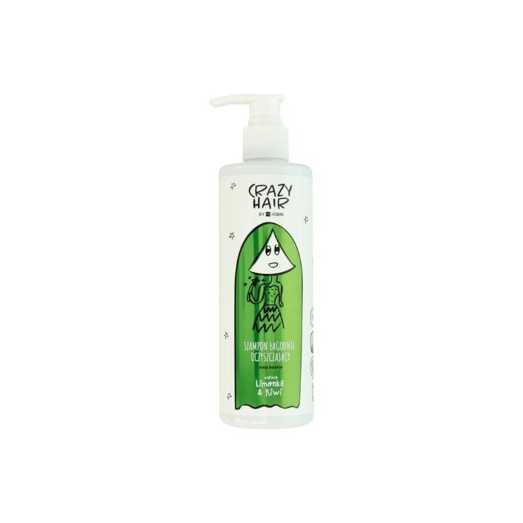 HiSkin Crazy Hair Mild reinigende shampoo voor hoofdhuid en haar met de geur van Limoen en Kiwi 300 ml