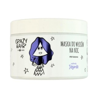 HiSkin Crazy Hair Haarmasker voor de nacht met de geur van Berries 300 ml HiSkin Crazy Hair Haarmasker voor de nacht met de geur van Berries 300 ml