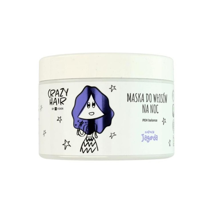 HiSkin Crazy Hair Hair mask for the night with the scent of Berries 300 ml