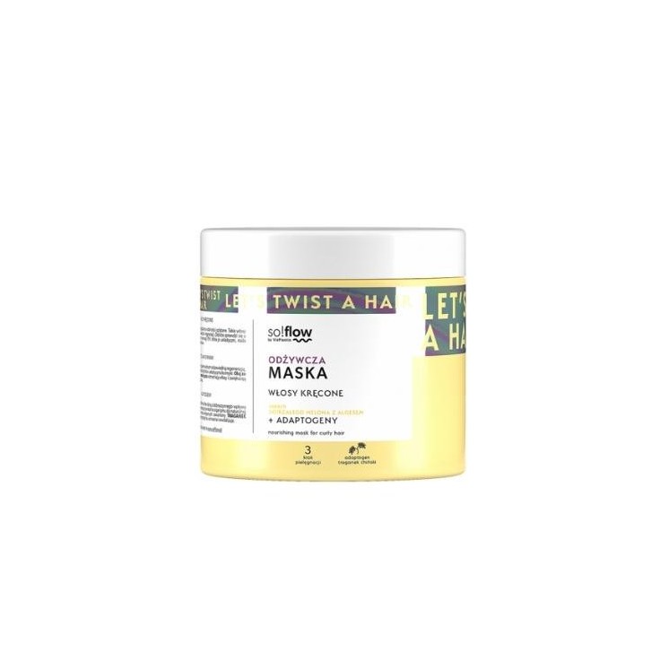 Vis Plantis so!flow voedend masker voor krullend haar 400 ml