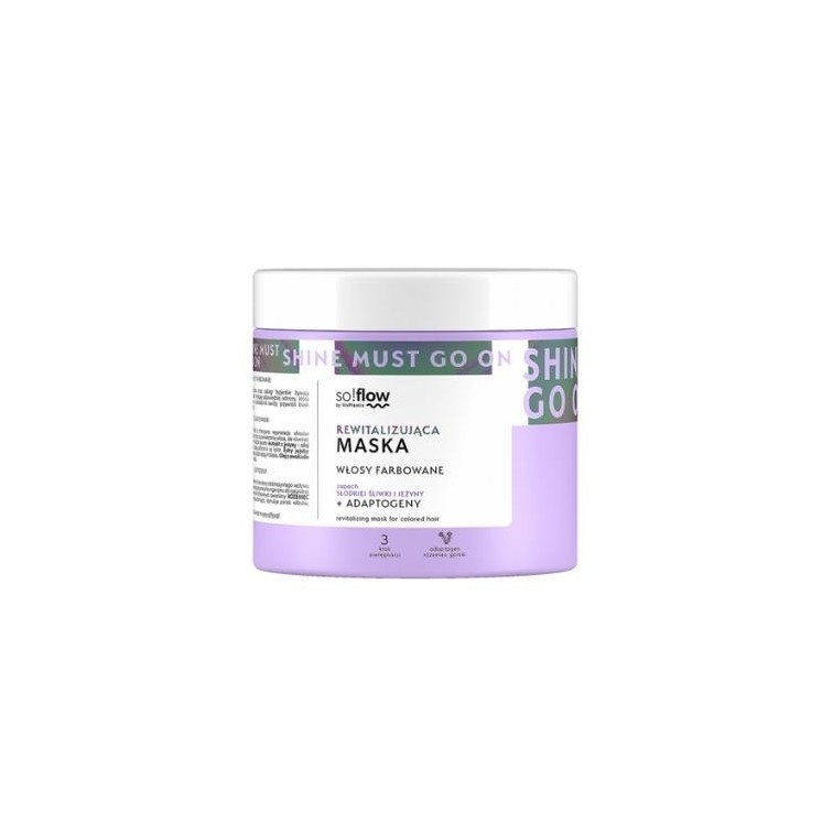Vis Plantis so!flow rewitalizująca Maska do włosów farbowanych 400 ml