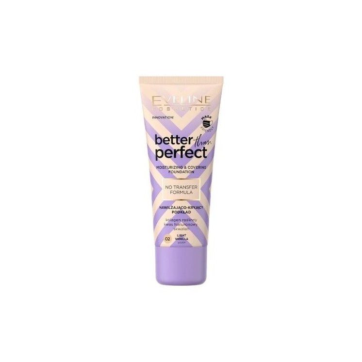 Eveline Better than Perfect nawilżająco-kryjący Podkład /02/ Light Vanilla 30 ml