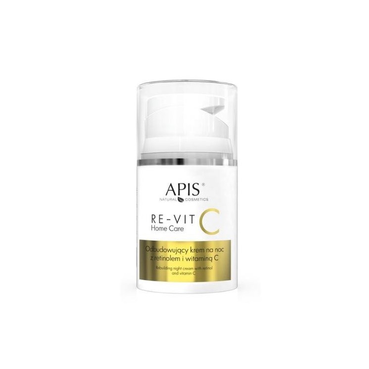 Apis Re-Vit C Home Care odbudowujący Krem do twarzy z Witaminą C na noc 50 ml