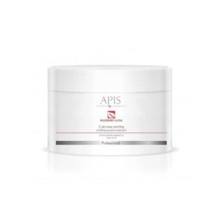 Apis Raspberry Glow Sugar Peeling mit gefriergetrockneten Himbeeren 220 g