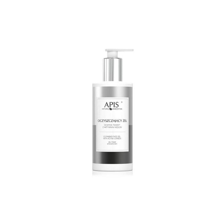 Apis oczyszczający Żel do mycia twarzy z aktywnym węglem 300 ml