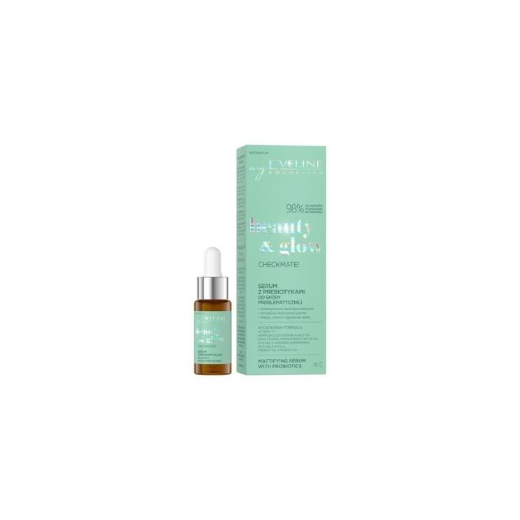 Eveline Beauty & Glow Checkmate! Serum z prebiotykami do skóry problematycznej 18 ml
