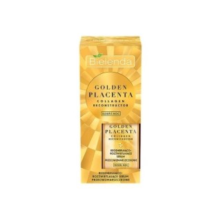 Bielenda GOLDEN PLACENTA COLLAGEN RECONSTUCTOR відновлююча та освітлююча Serum проти зморшок 30 г