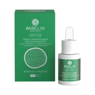 BasicLab Esteticus Serum dat imperfecties vermindert met Niacinamide 5 % Vermindering en Aanscherping 15 ml BasicLab Esteticus Serum dat imperfecties vermindert met Niacinamide 5 % Vermindering en Aanscherping 15 ml