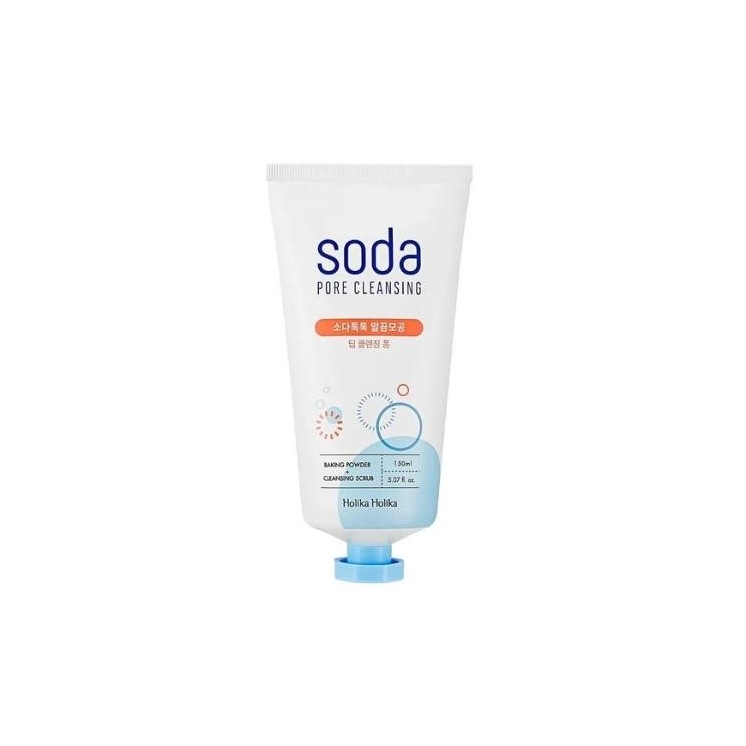 Holika Holika Soda Tok Tok - Pianka oczyszczająca do twarzy z peelingiem 150 ml