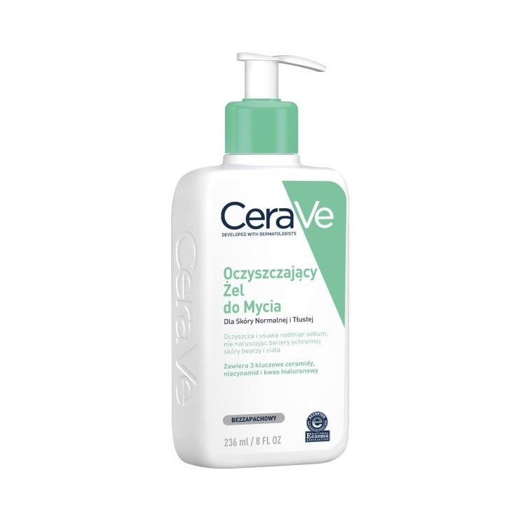 Cerave Cleansing Gel для вмивання нормальної та жирної шкіри