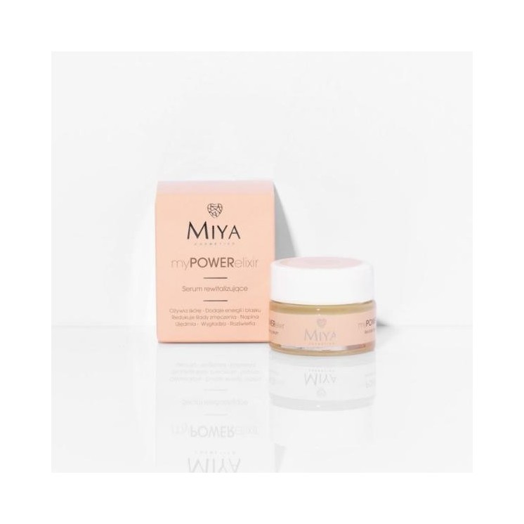 Miya Cosmetics myPOWERelixir naturalne Serum rewitalizujące 15 ml
