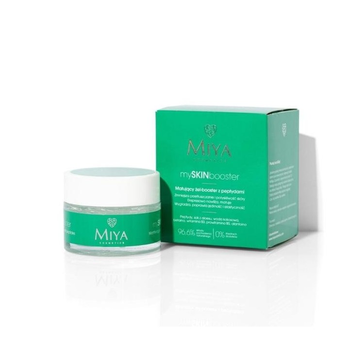 Miya Cosmetics mySKINbooster matujący Żel-booster z peptydami