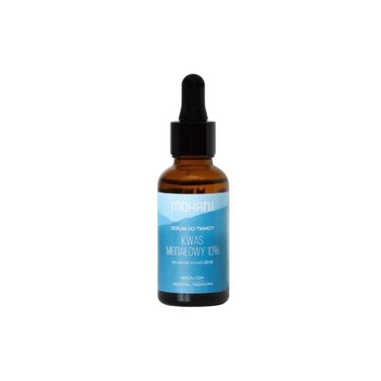 Mohani Serum do twarzy wygładzające z kwasem migdałowym 10% 30 ml