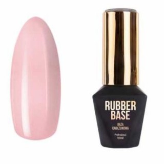 MollyLac Rubber Base Sparkling Mousse Rubber base for hybrid varnishes