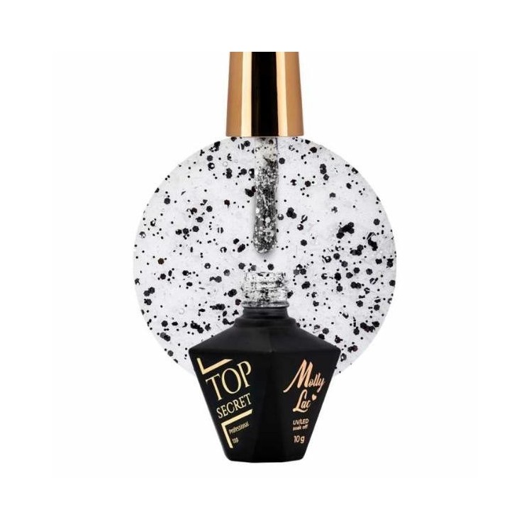 MollyLac Top no Wipe Top Secret Top voor hybride poetsmiddelen 10 g