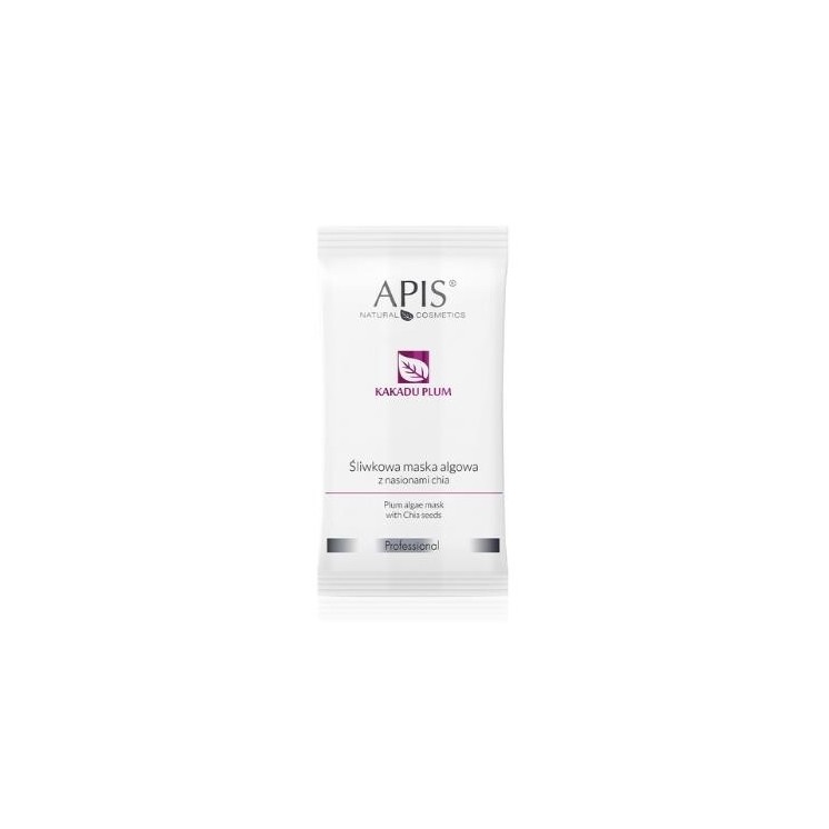 Apis Kakadu Plum śliwkowa Maska algowa z nasionami chia