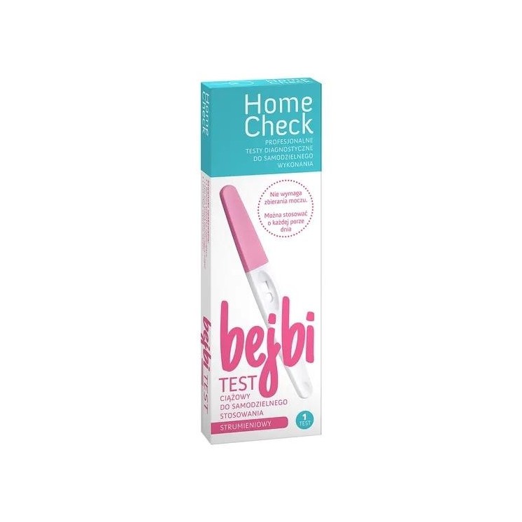 Bejbi Home Check Test ciążowy strumieniowy 1 sztuka