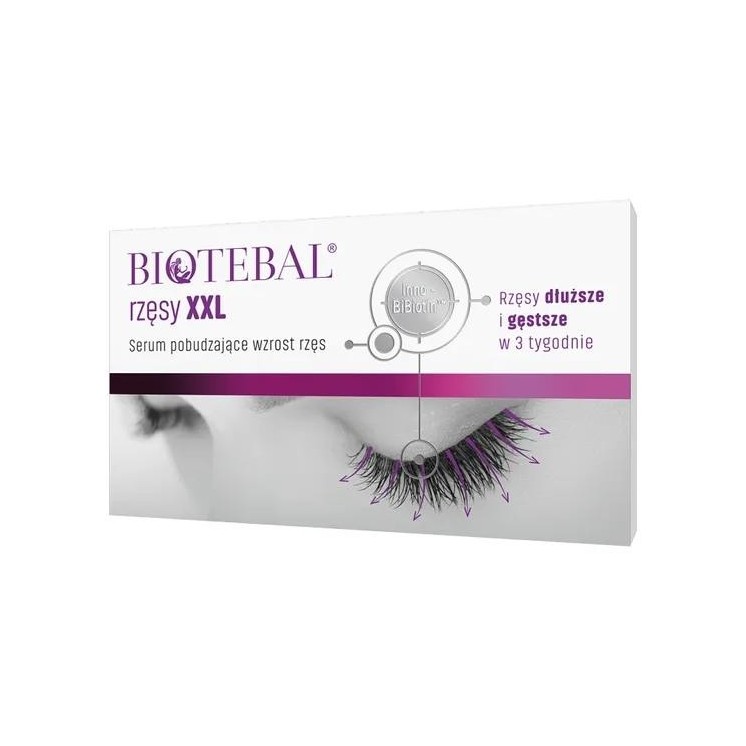 Biotebal eyelashes XXL Serum для стимуляції росту вій 3 мл