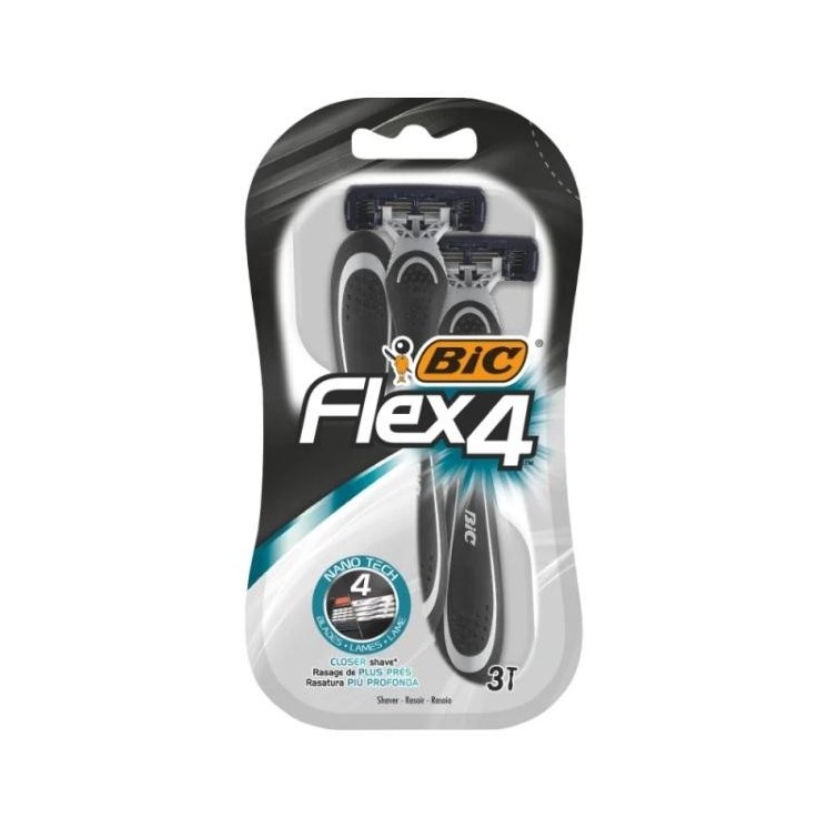 Бритва BIC Flex4 3 шт