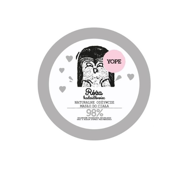 YOPE natuurlijke voedende Body Butter Rose en Frankincense