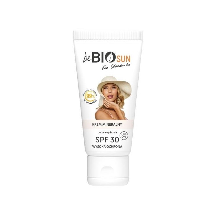 beBIO Sun Ewa Chodakowska natuurlijke minerale gezichts- en lichaamscrème SPF30