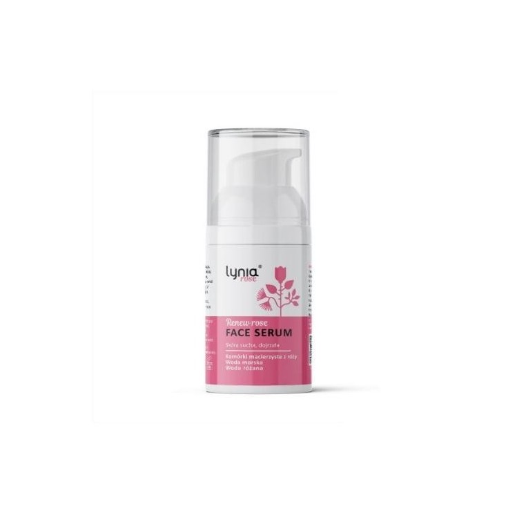 Lynia Renew Rose Serum do twarzy skóra sucha i dojrzała