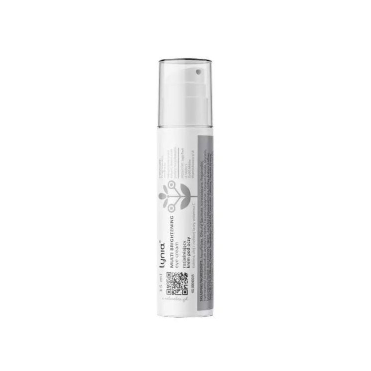 Lynia Brightening Eye Cream brightens, nourishes and firms