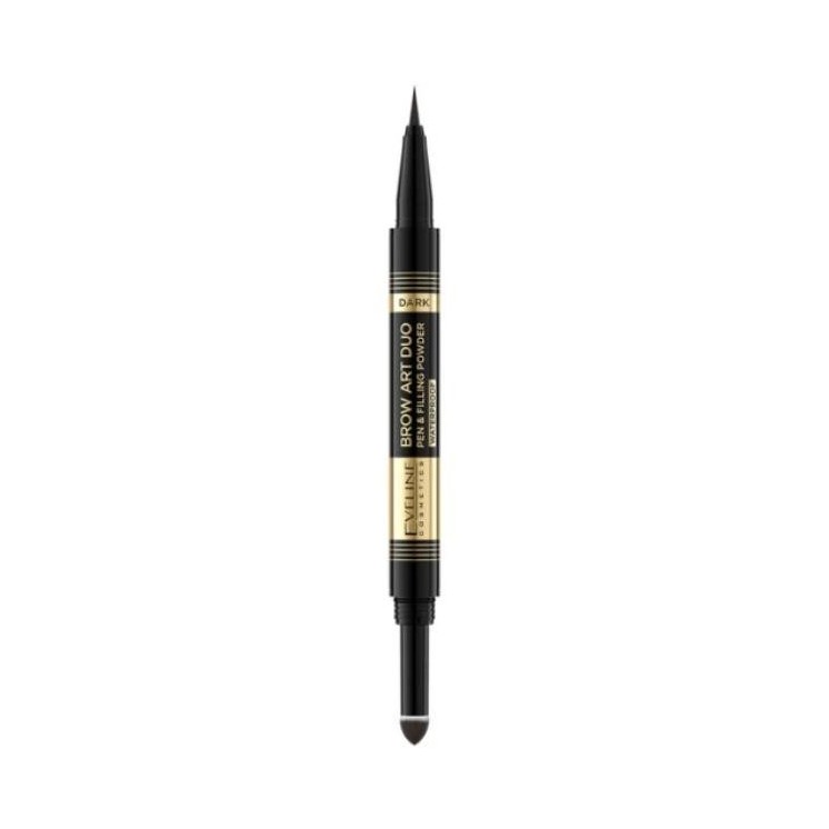 Eveline Brow Art Duo Wenkbrauw Pen en Poeder 2in1 Dark