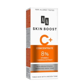 AA Skin Boost C+ concentraat met vitamine C tegen roodheid van het gezicht 30 ml AA Skin Boost C+ concentraat met vitamine C tegen roodheid van het gezicht 30 ml