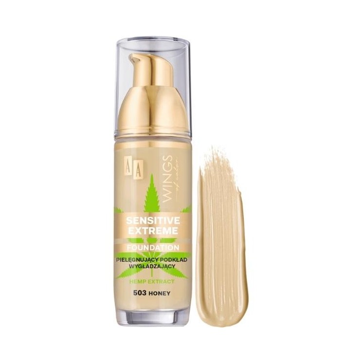 Тональний крем AA Wings of Color Sensitive Extreme Smoothing /503/ Honey