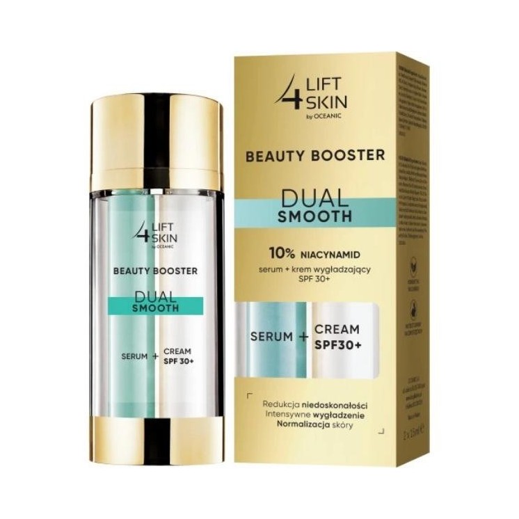 Long 4 Skin Beauty Booster Dual Smooth Niacynamid Serum + Krem SPF30+