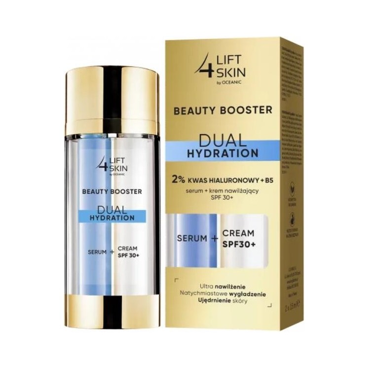 Long 4 Skin 2% Kwas Hialuronowy + B5 Serum + Krem nawilżający SPF30