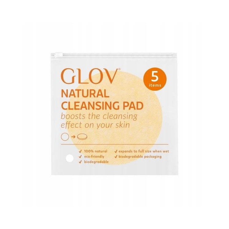 GLOV Natural Cleansing Biodegradowalne Płatki oczyszczające 5 sztuk