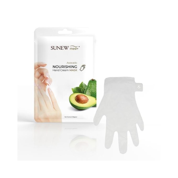 Sunew Med+ intensywnie nawilżająca Maska do dłoni Avocado