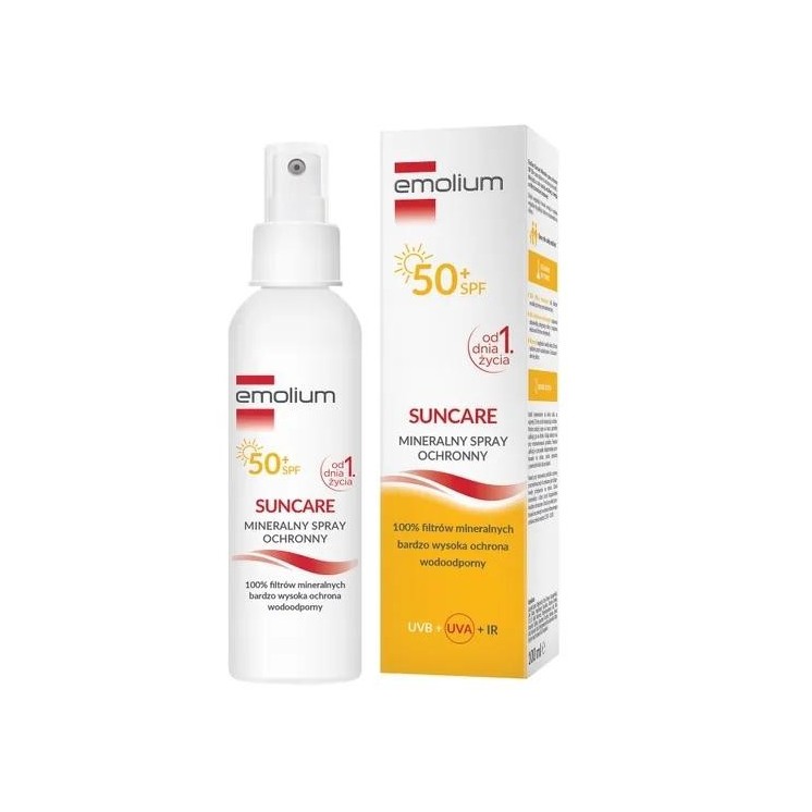 Emolium Suncare Mineralny Spray ochronny od 1 dnia życia 50+SPF 100 ml