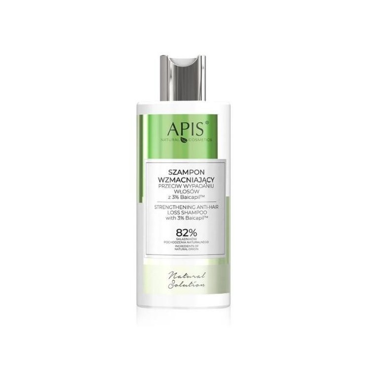 Apis Natural Solution Szampon wzmacniający przeciw wypadaniu włosów z 3% Baicapil