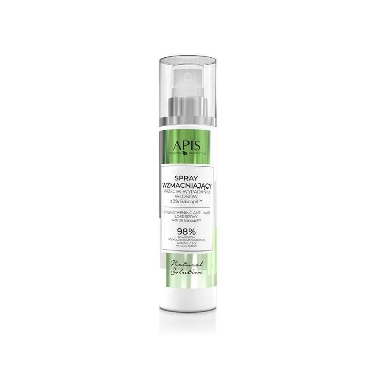 Apis Natural Solution Spray wzmacniający przeciw wypadaniu włosów z 3% Baicapil