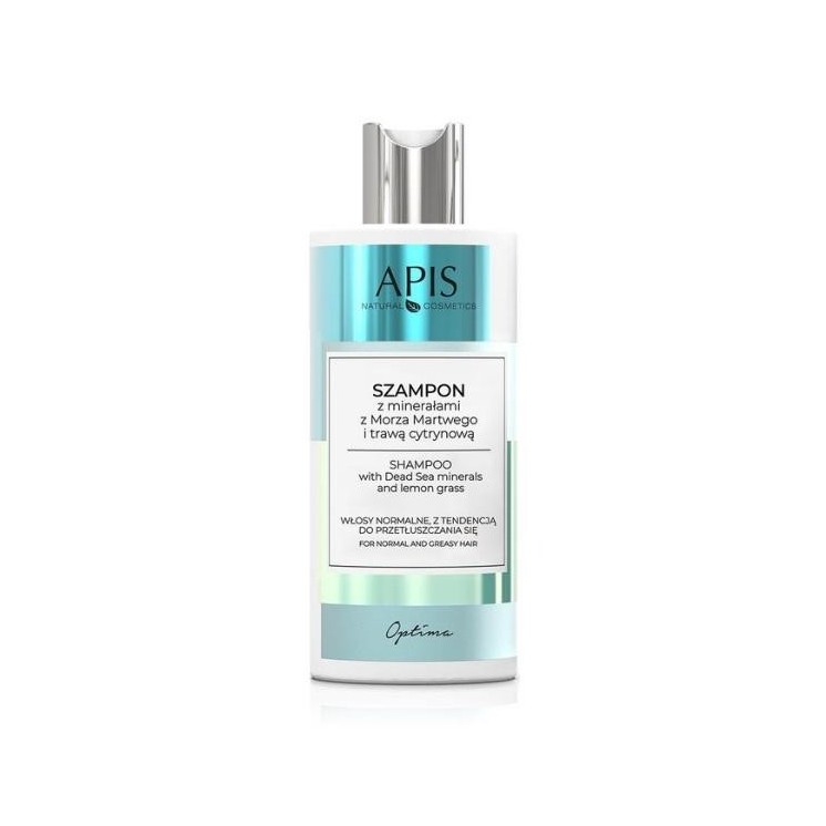 Apis Optima Shampoo with Dead Sea minerals and lemongrass