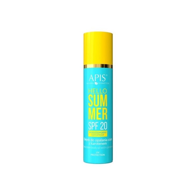 Apis Hello Summer SPF20 Lichaamsbruiningsolie met caroteen