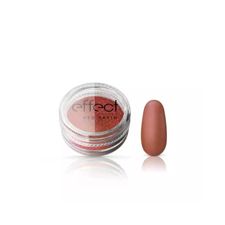 Silcare Red Satine Effect Powder Pyłek 1 g