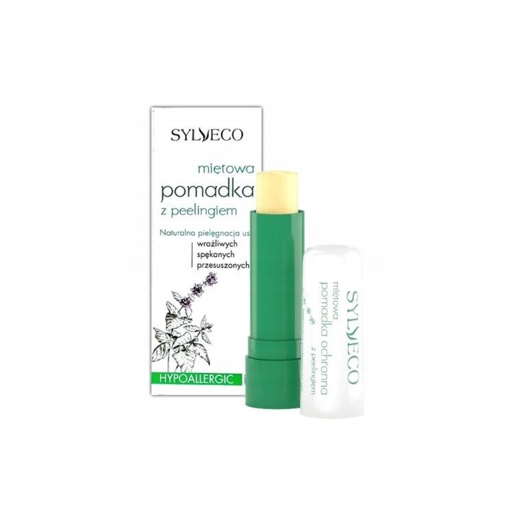 Sylveco ochronna Pomadka do ust z peelingiem Mięta