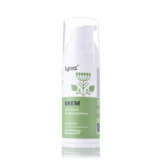 Lynia Anti-Acne Crème met azeloglycine 4% en hennepolie voor de acne huid Lynia Anti-Acne Crème met azeloglycine 4% en hennepolie voor de acne huid
