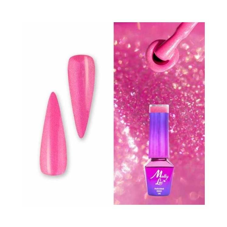 MollyLac /582/ The Secret of Chameleon Hybrid Nail Polish Fluorose 5 мл