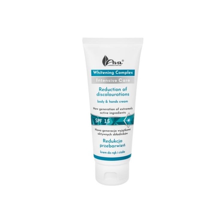 Ava Whitening Complex Krem do rąk i ciała Redukcja przebarwień SPF15 100 ml