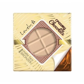 Lovely Creamy Chocolate mat Bronzing poeder voor gezicht en lichaam 9 g Lovely Creamy Chocolate mat Bronzing poeder voor gezicht en lichaam 9 g