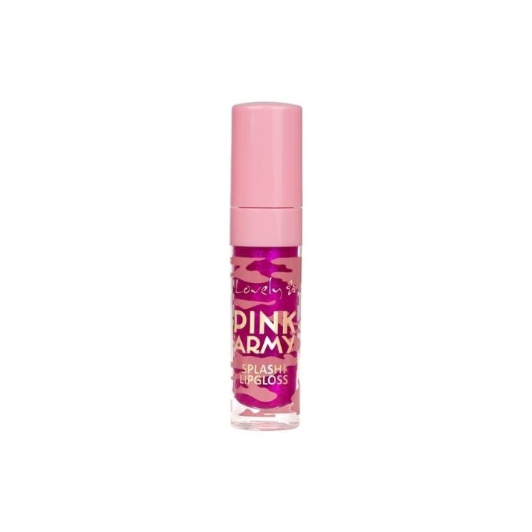 Lovely Pink Army Splash Błyszczyk do ust o szklanym połysku /1/