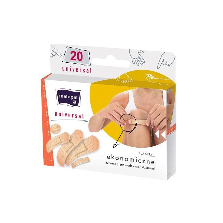 Набір 20 універсальних пластирів