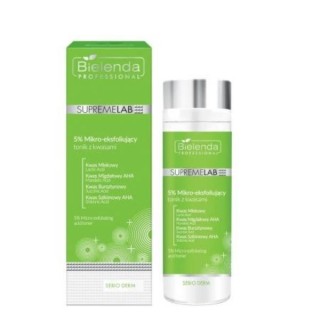 Bielenda SUPREMELAB Sebio Derm Face toner with acids 5 % micro-exfoliating Bielenda SUPREMELAB Sebio Derm Face toner with acids 5 % micro-exfoliating