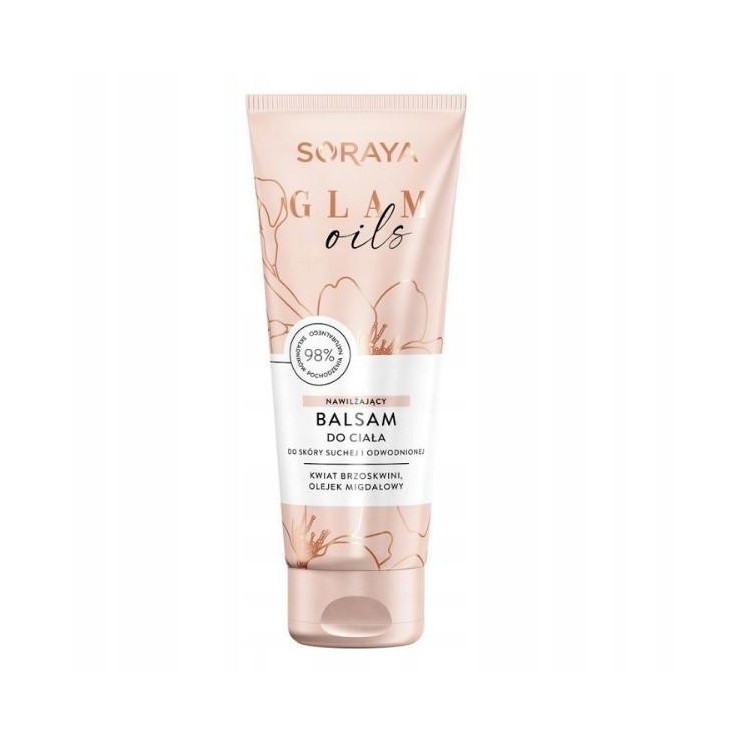 Soraya Glam Oils Moisturizing Body Lotion Peach Blossom and Almond Oil